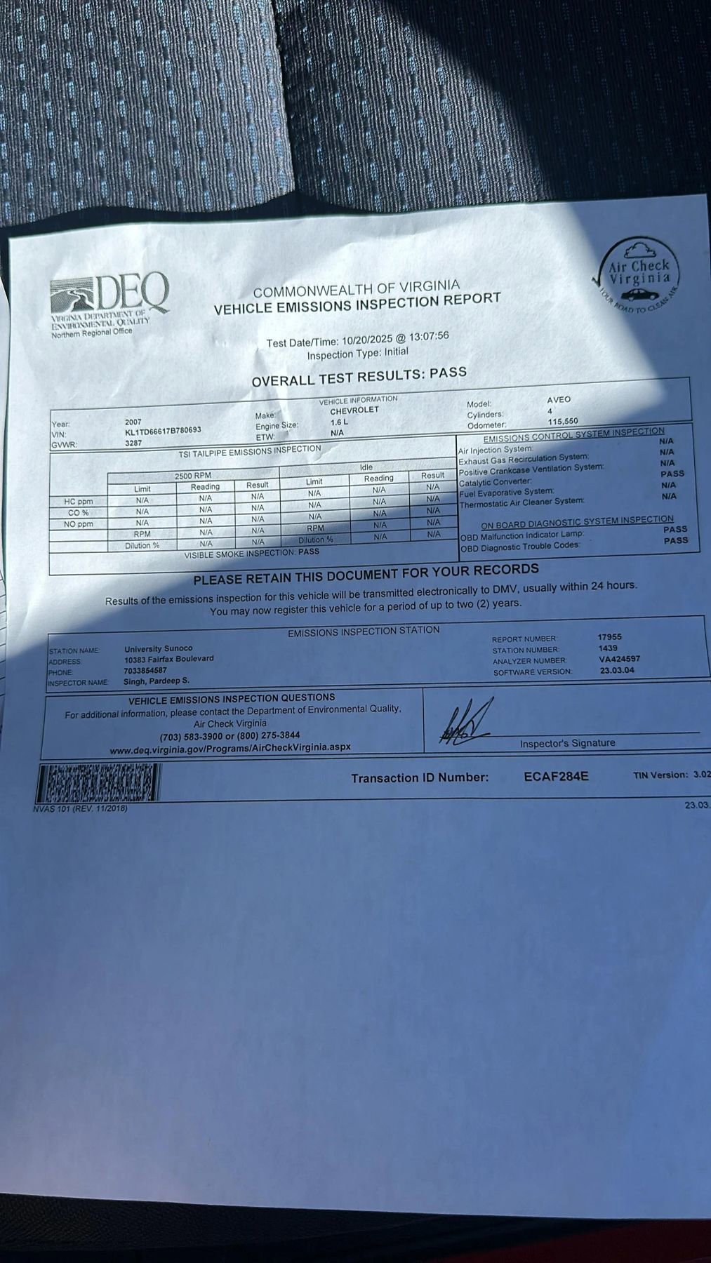 Used 2007 Chevrolet Aveo5 LS image 33