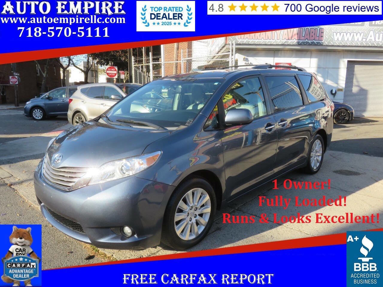 Used 2016 Toyota Sienna XLE Premium image 1