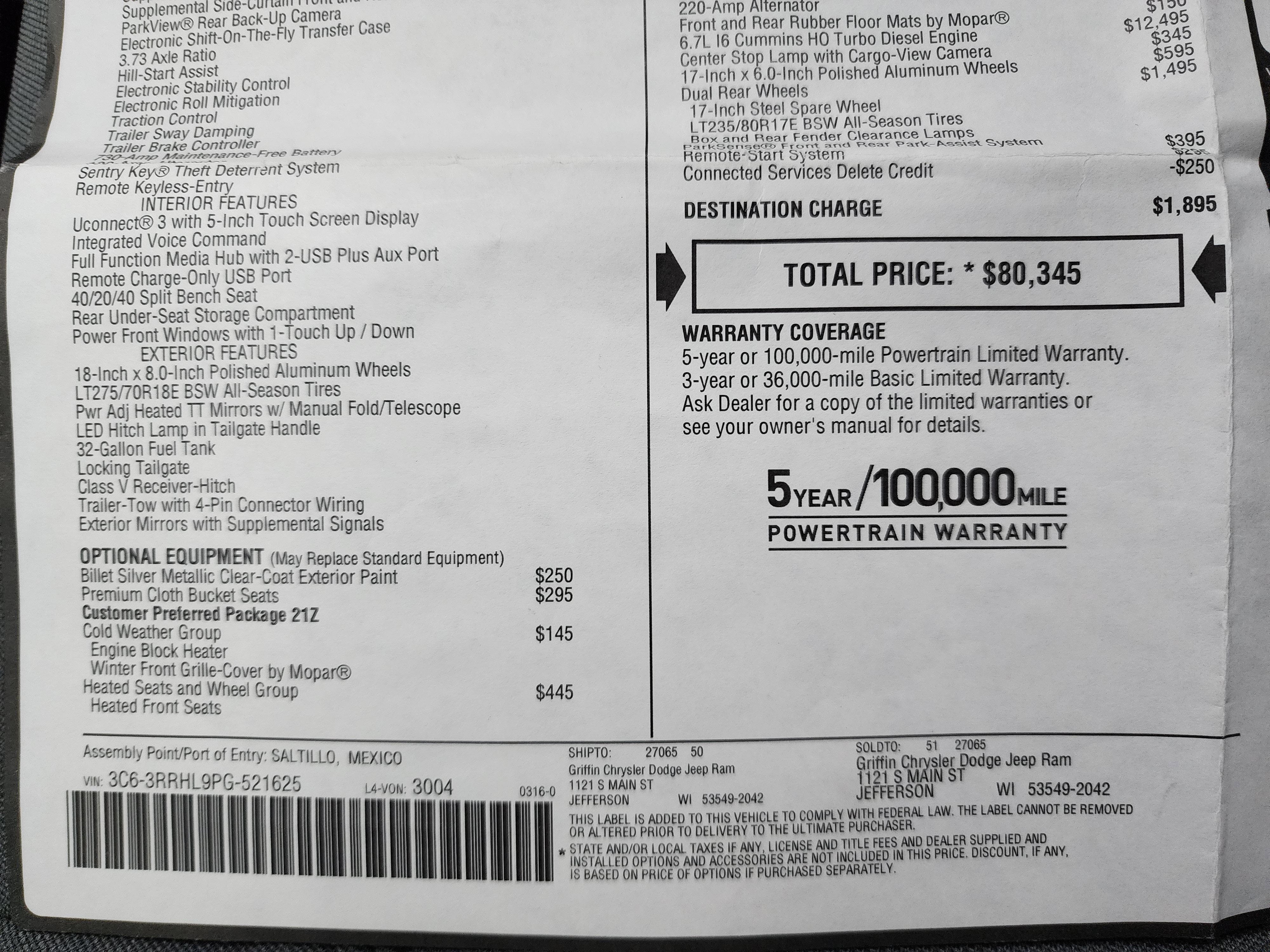 Used 2023 RAM 3500 Big Horn w/ Level 1 Equipment Group image 58