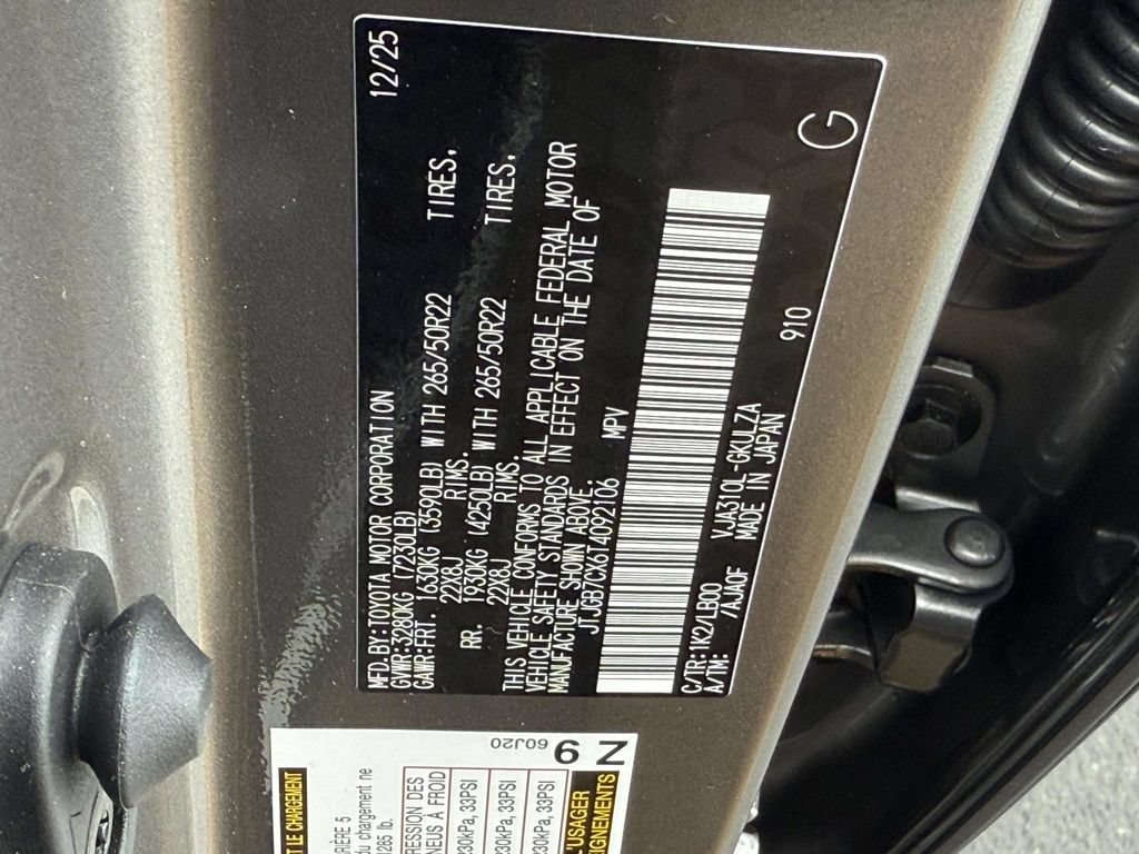 Used 2026 Lexus LX 600 4WD w/ Accessory Package (2T) image 33