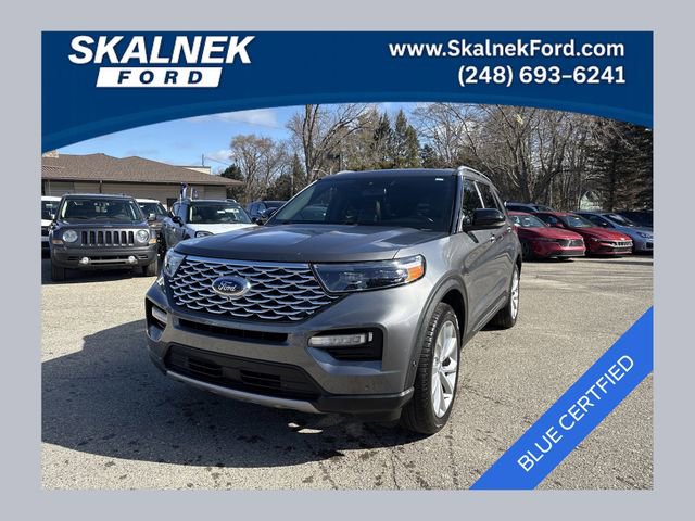 Certified 2022 Ford Explorer Platinum w/ Equipment Group 601A image 1