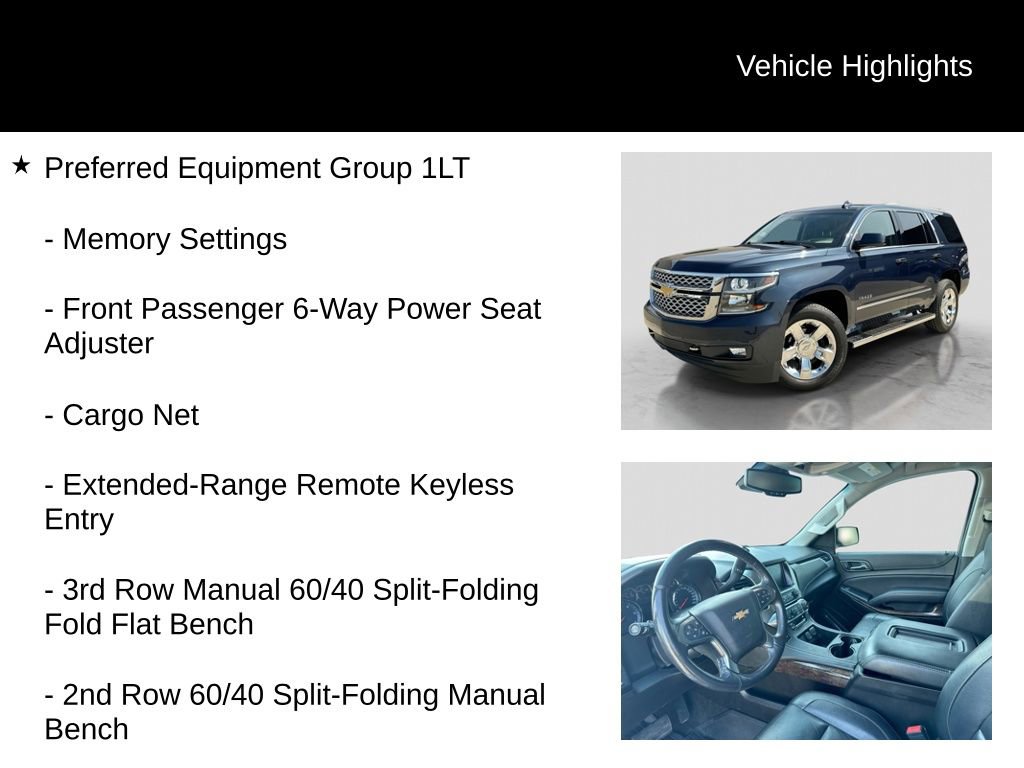 Used 2018 Chevrolet Tahoe LT w/ LT Signature Package AWD/4WD image 6