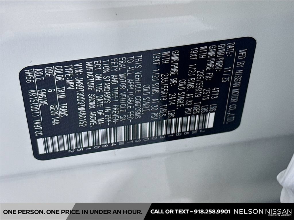 Certified 2026 Nissan Rogue Platinum w/ Tech Package AWD/4WD image 34