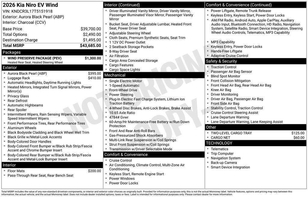 New 2026 Kia Niro Wind w/ Wind Preserve Package FWD video 2