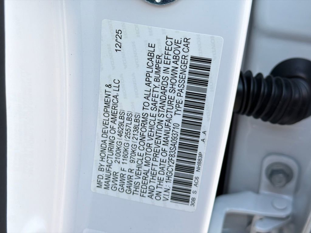 New 2025 Honda Accord Touring image 33