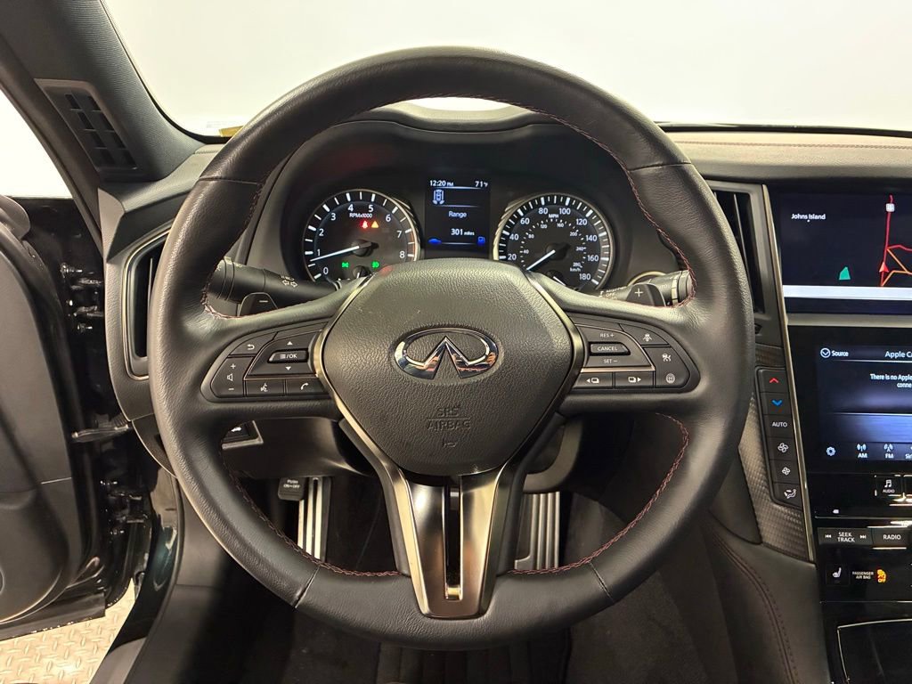 Used 2024 INFINITI Q50 Red Sport 400 w/ Black Opal Edition RWD image 22