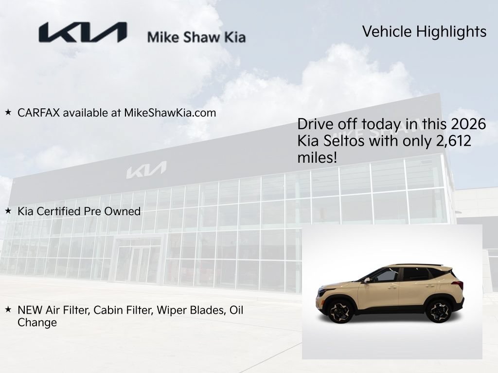 Certified 2026 Kia Seltos S FWD image 10