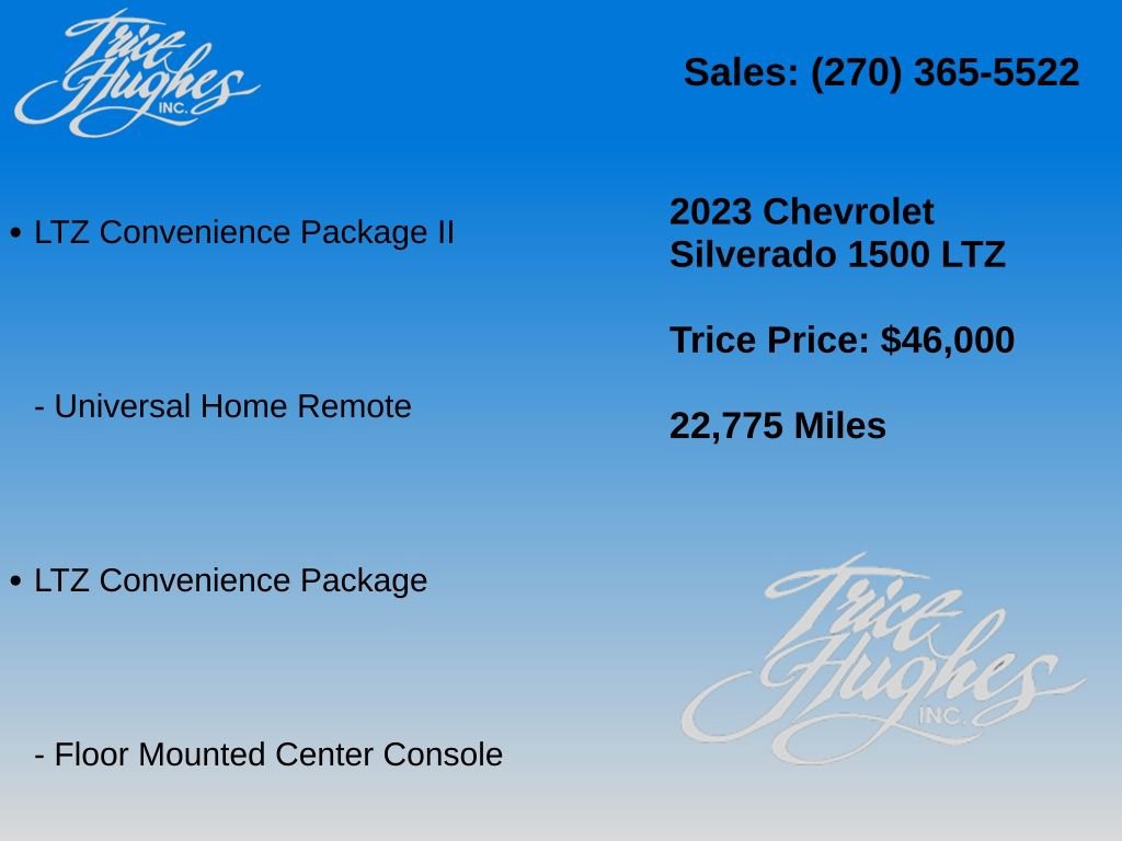 Used 2023 Chevrolet Silverado 1500 LTZ w/ LTZ Premium Package image 4