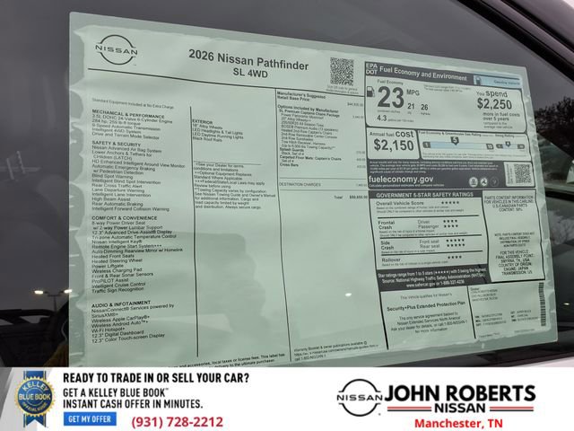 New 2026 Nissan Pathfinder SL image 22