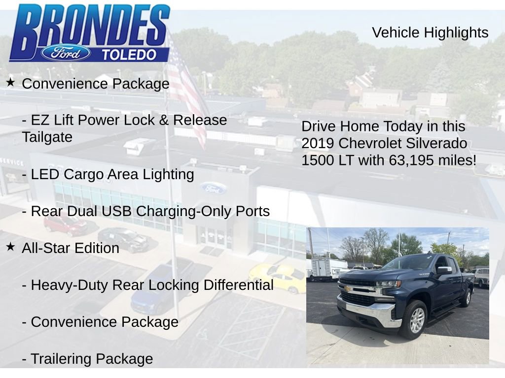 Used 2019 Chevrolet Silverado 1500 LT w/ All-Star Edition AWD/4WD image 32