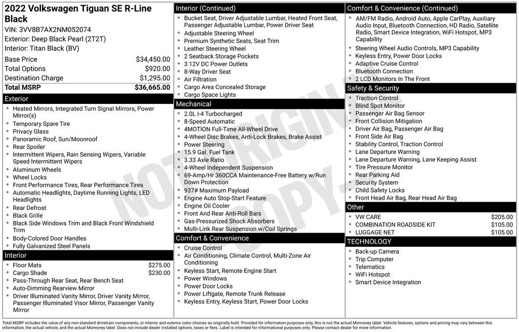 Used 2022 Volkswagen Tiguan SE R-Line image 26