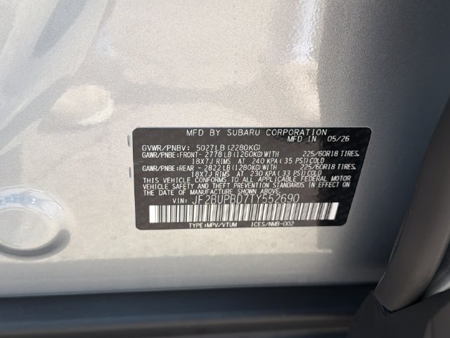 New 2026 Subaru Outback Premium AWD/4WD image 26