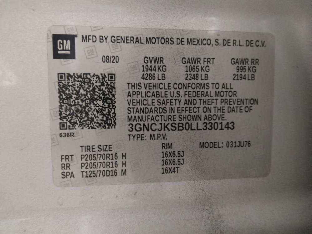 Used 2020 Chevrolet Trax LS w/ Tint and Cruise Package FWD image 33