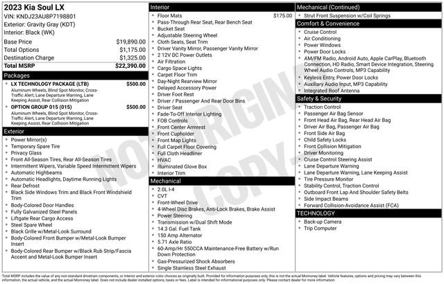 Used 2023 Kia Soul LX w/ Option Group 015 image 28