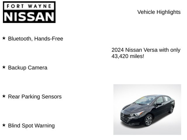 Used 2024 Nissan Versa SV FWD image 7