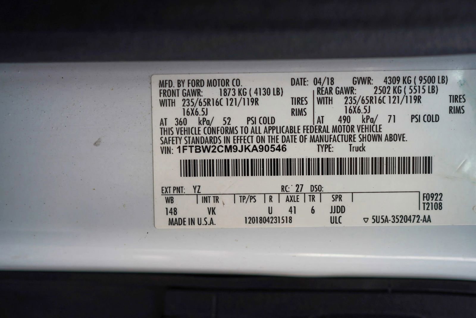 Used 2018 Ford Transit 350 148 Medium Roof image 24