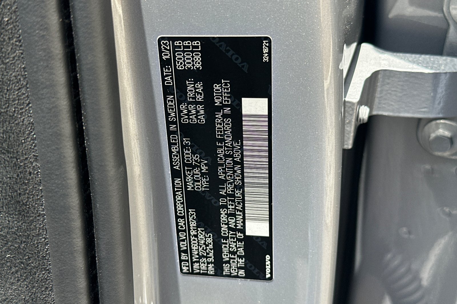 Certified 2024 Volvo XC90 T8 Ultimate w/ Lounge Package AWD/4WD image 39