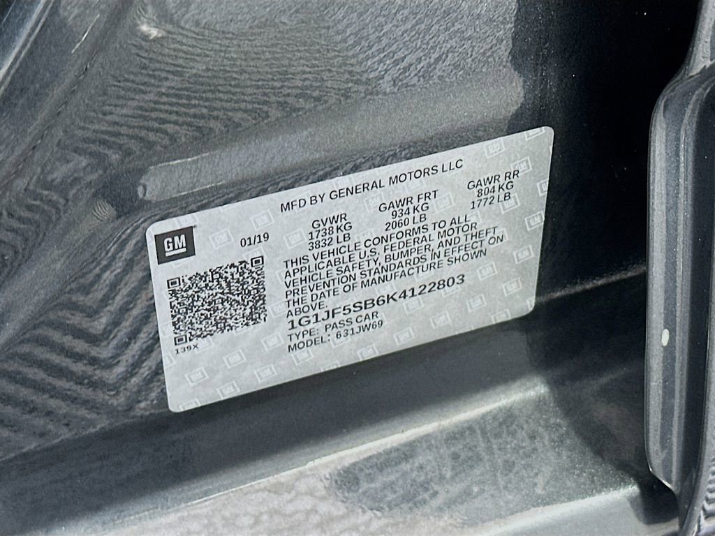 Used 2019 Chevrolet Sonic Premier FWD image 30