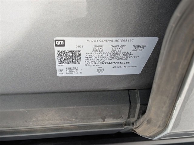 Used 2021 Chevrolet Suburban Premier w/ Premium Package image 43