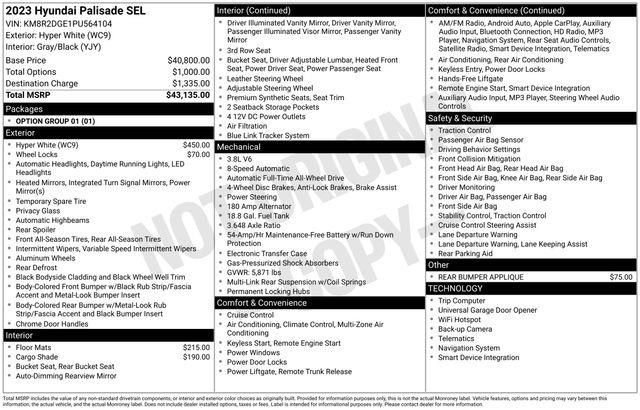 Used 2023 Hyundai Palisade SEL image 5