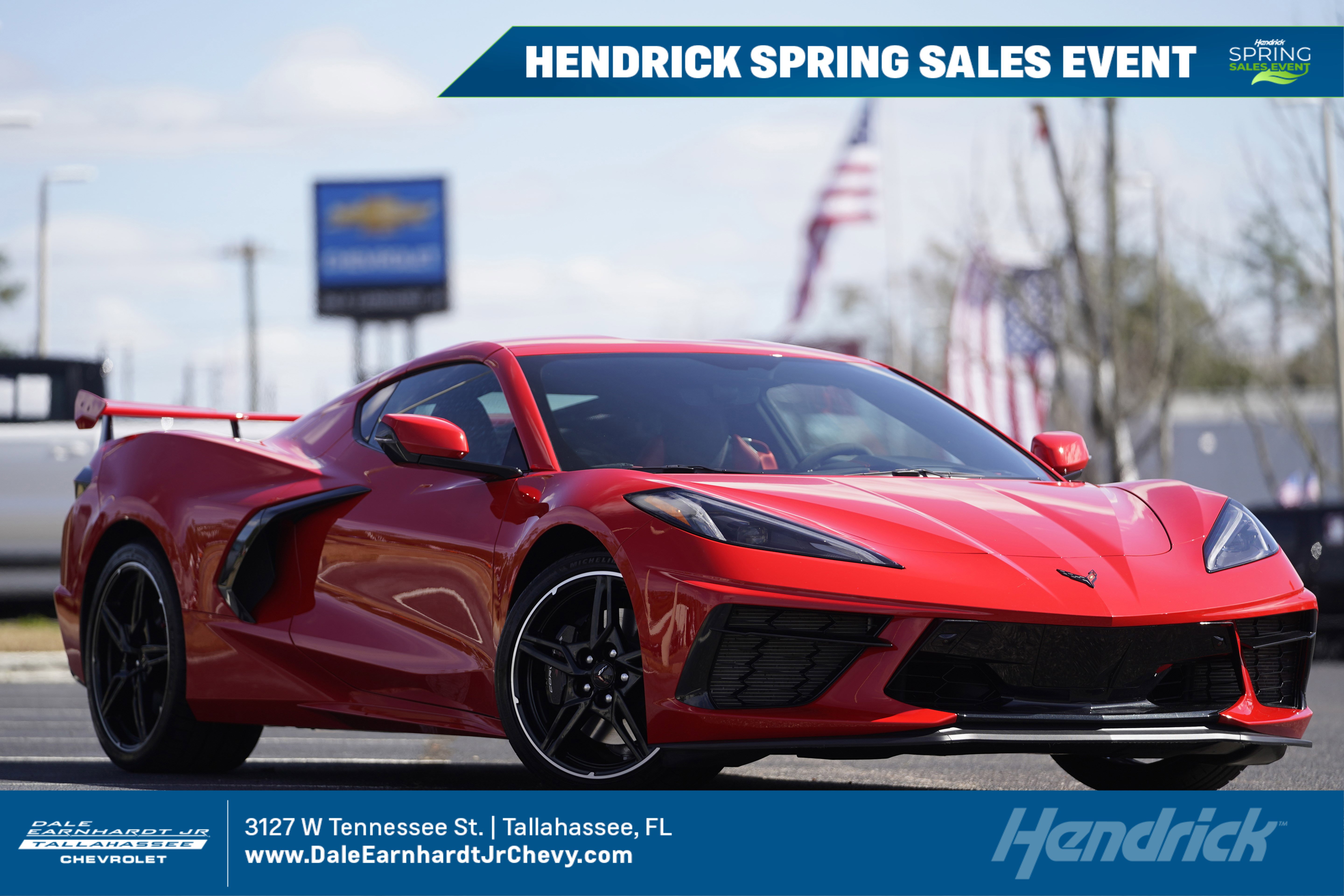 Used 2023 Chevrolet Corvette Stingray Premium Cpe w/ Z51 Performance Package RWD image 1