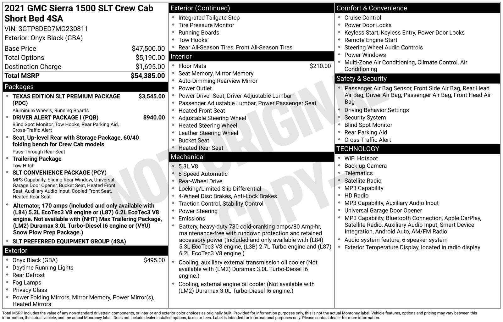 Certified 2021 GMC Sierra 1500 SLT RWD image 34