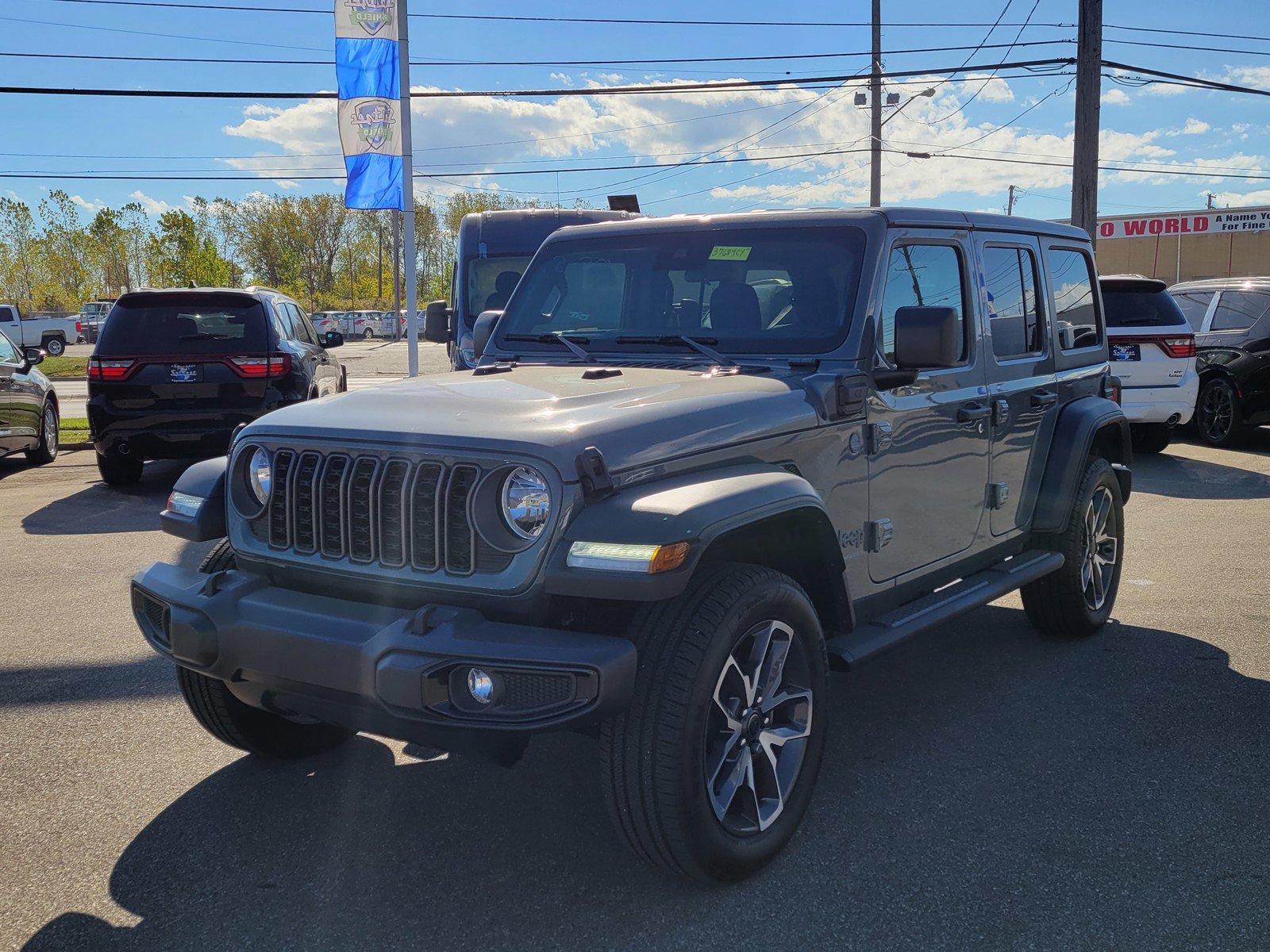 Certified 2025 Jeep Wrangler Unlimited Sport S 4xe w/ Convenience Group image 9