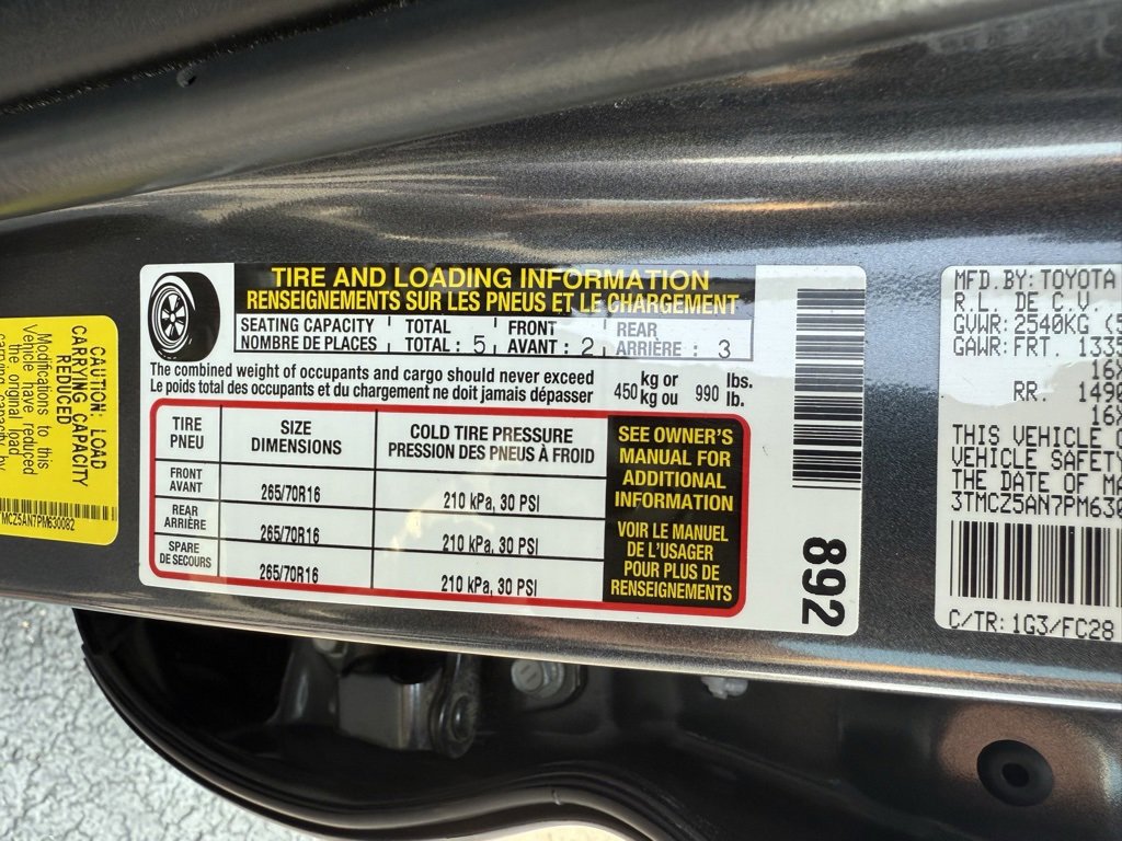 Used 2023 Toyota Tacoma 4x4 Double Cab image 44