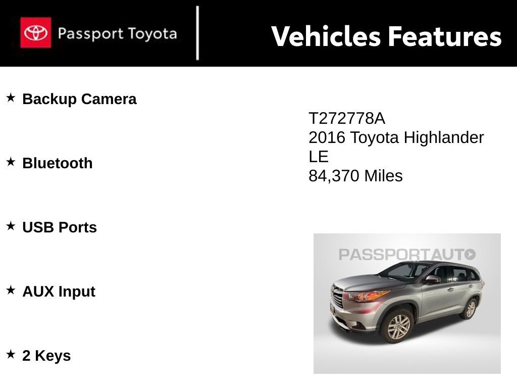 Used 2016 Toyota Highlander LE image 3