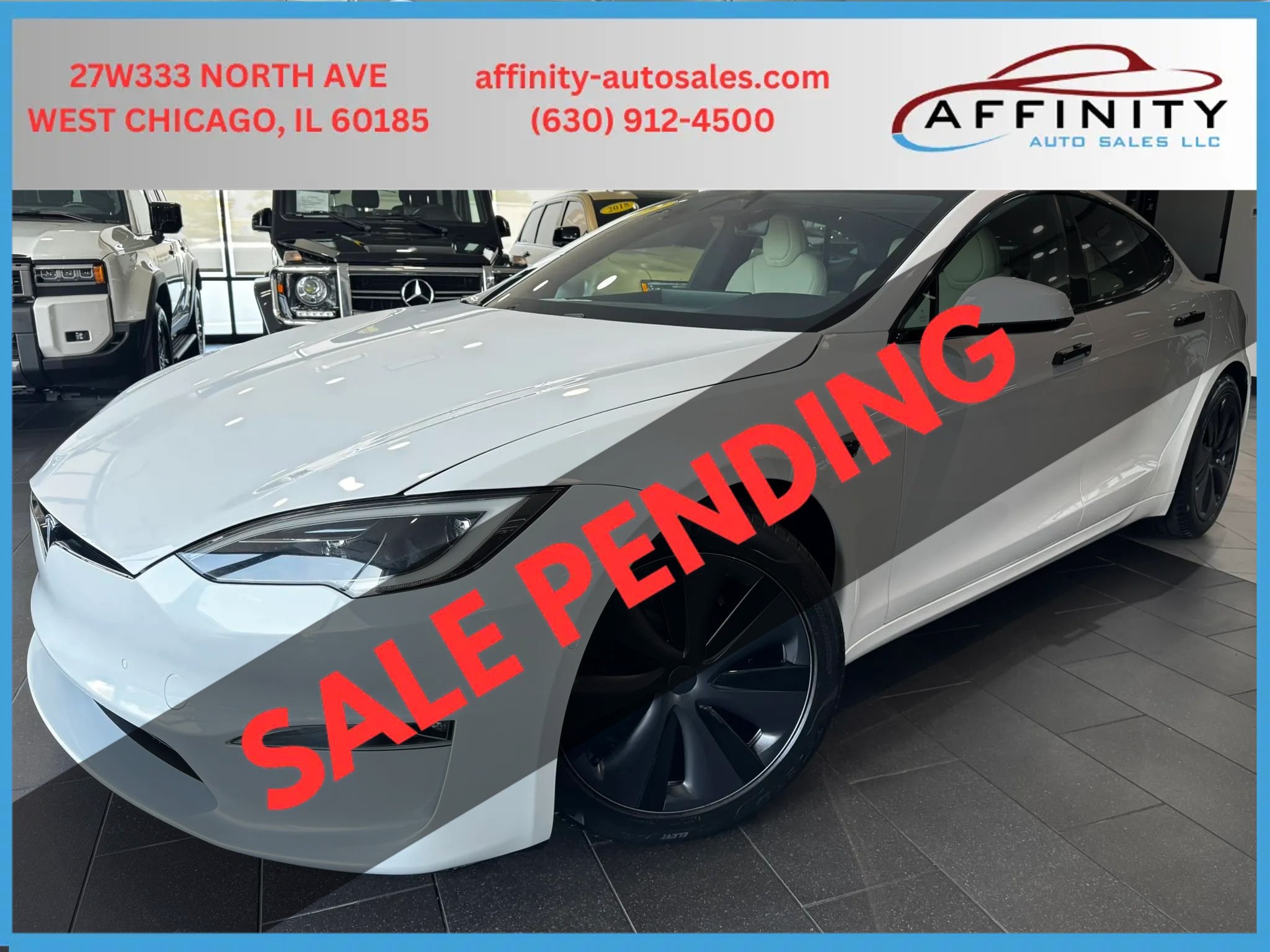 Used 2022 Tesla Model S Standard Range AWD/4WD image 1