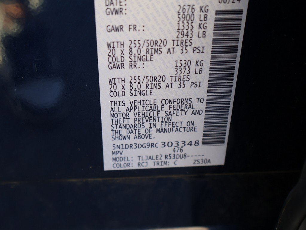 Used 2024 Nissan Pathfinder Platinum w/ Cargo Package image 63