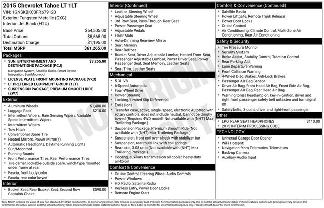 Used 2015 Chevrolet Tahoe LT image 23