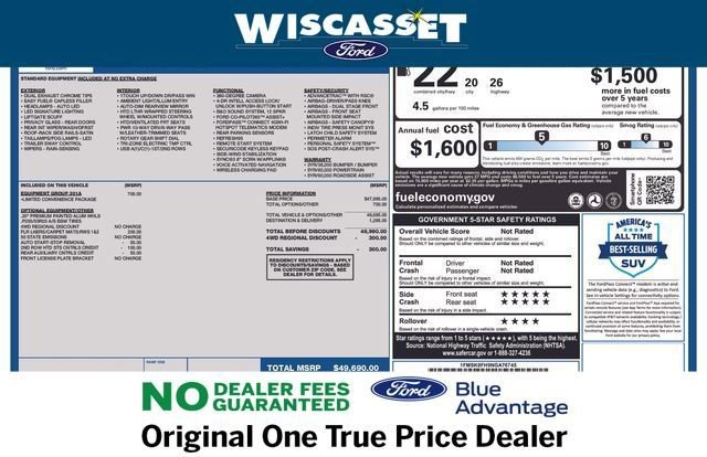 Certified 2022 Ford Explorer Limited w/ Equipment Group 301A AWD/4WD image 28
