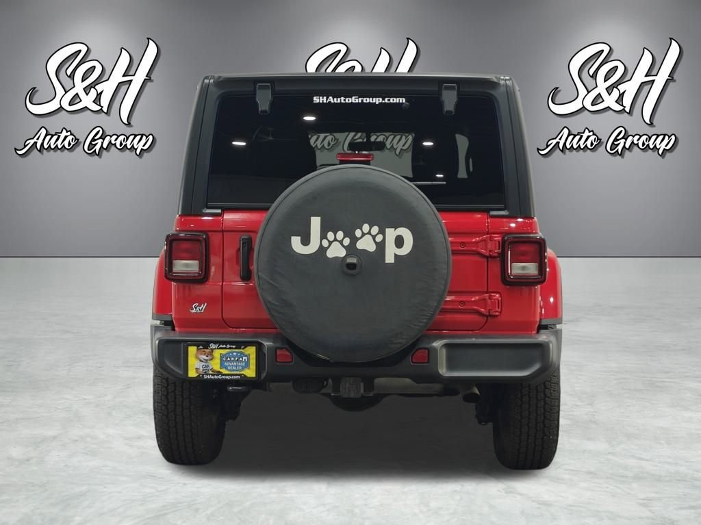 Used 2021 Jeep Wrangler Unlimited Sahara w/ Uconnect 4C Nav & Sound Group image 19