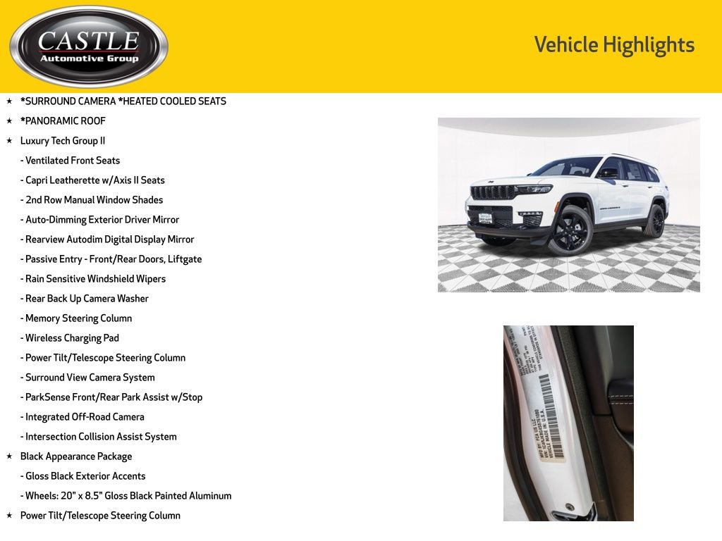 New 2025 Jeep Grand Cherokee L Limited image 3