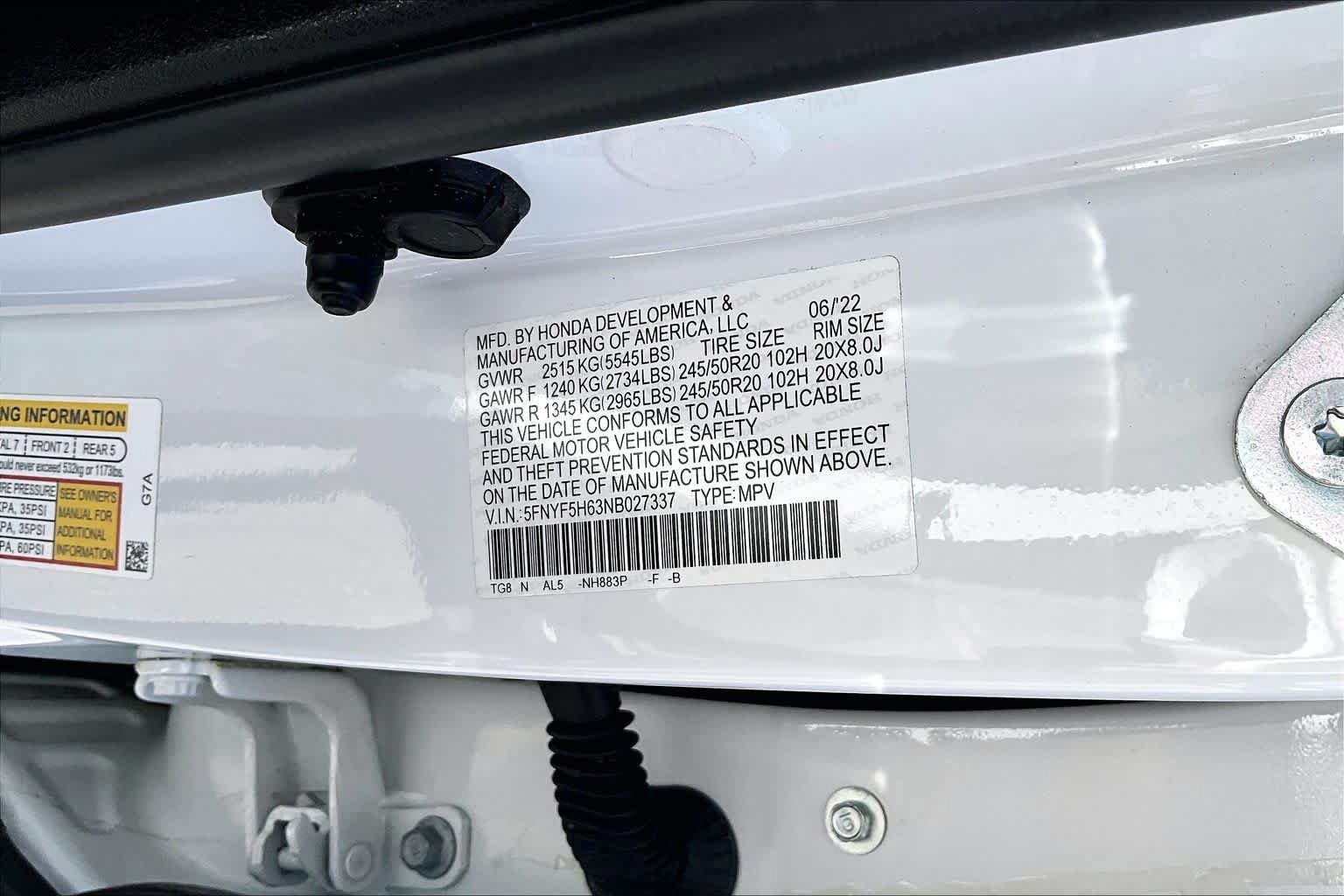 Used 2022 Honda Pilot Touring image 39