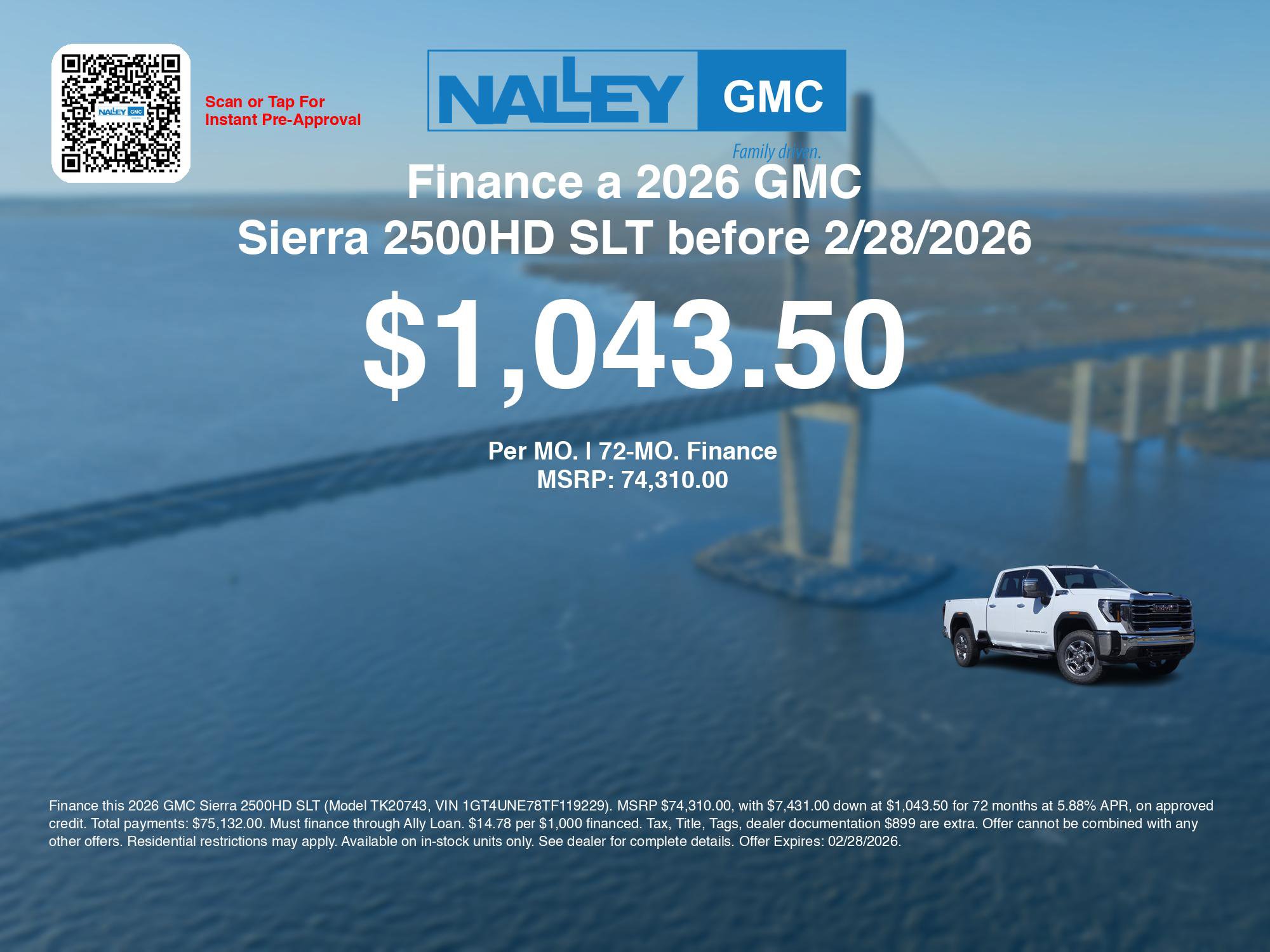 New 2026 GMC Sierra 2500 SLT w/ SLT Premium Package image 7