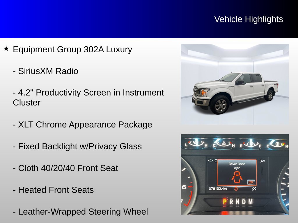 Used 2020 Ford F150 XLT w/ Equipment Group 302A Luxury AWD/4WD image 8