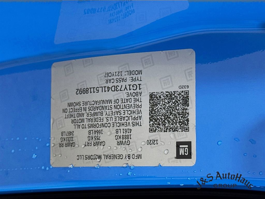 Used 2020 Chevrolet Corvette Stingray Preferred Conv w/ 2LT Preferred Equipment Group image 42