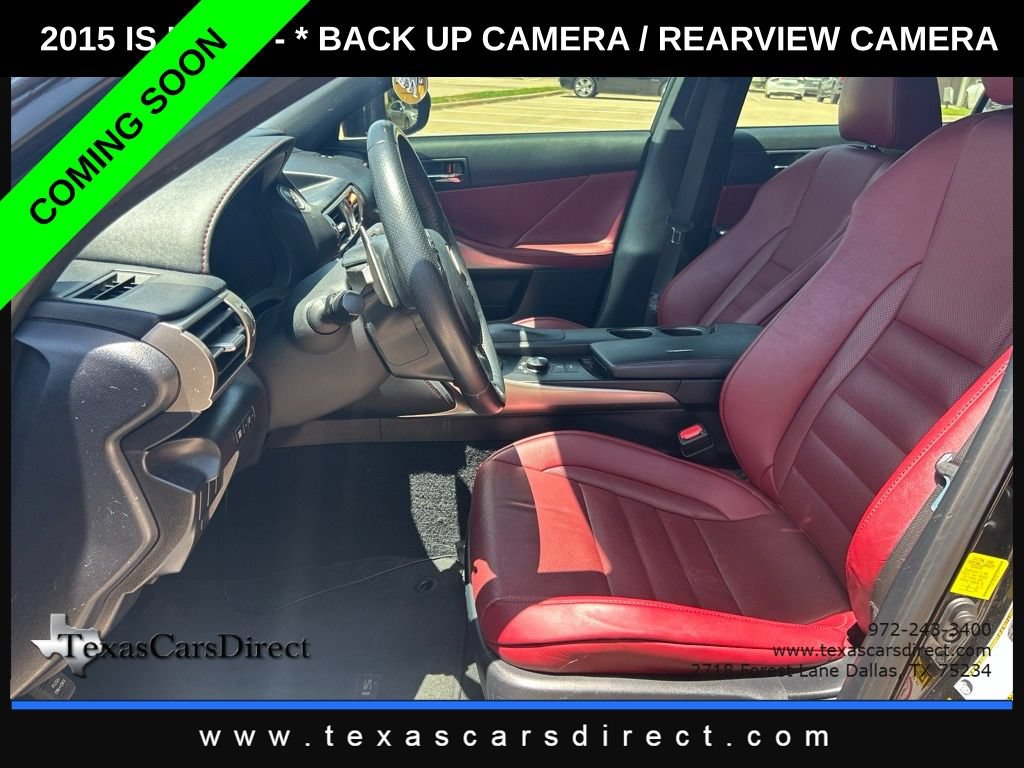 Used 2015 Lexus IS 250 w/ F-Sport Package RWD image 6