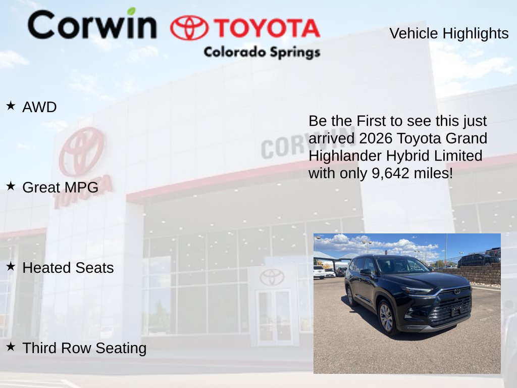 Used 2026 Toyota Grand Highlander AWD Hybrid image 4