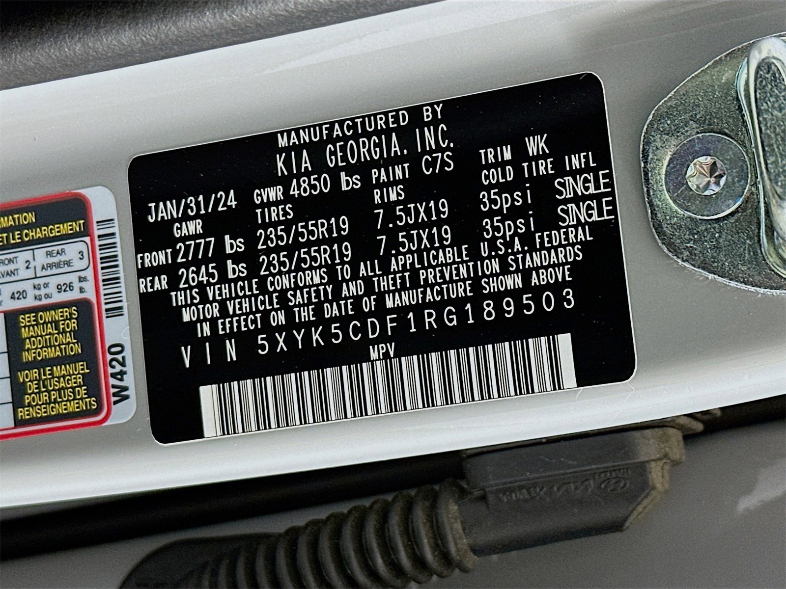 Used 2024 Kia Sportage SX image 34