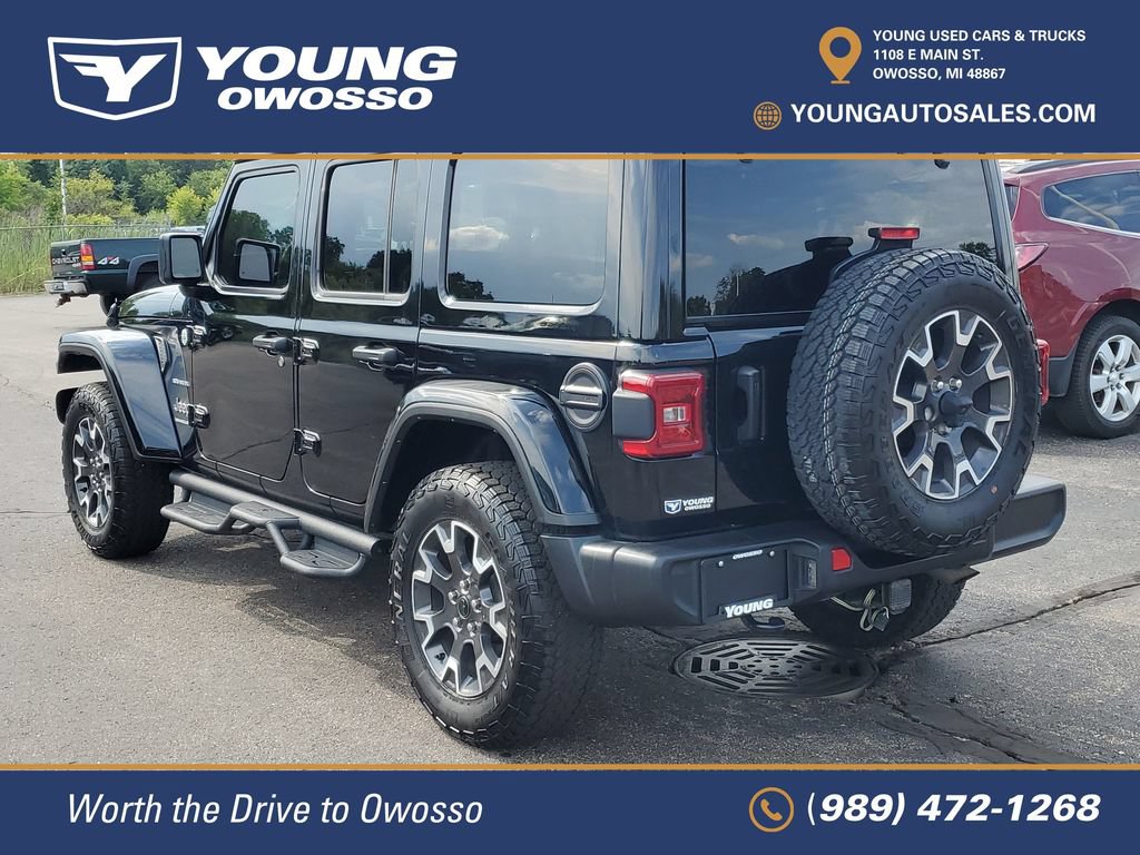Used 2024 Jeep Wrangler Unlimited Sahara w/ Technology Group AWD/4WD image 4