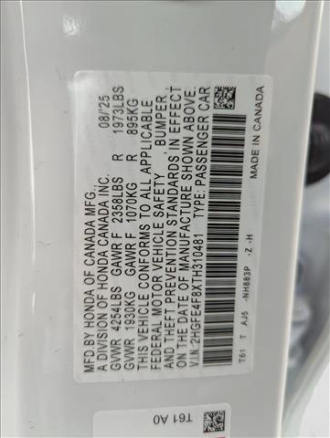 New 2026 Honda Civic Sport Touring image 17