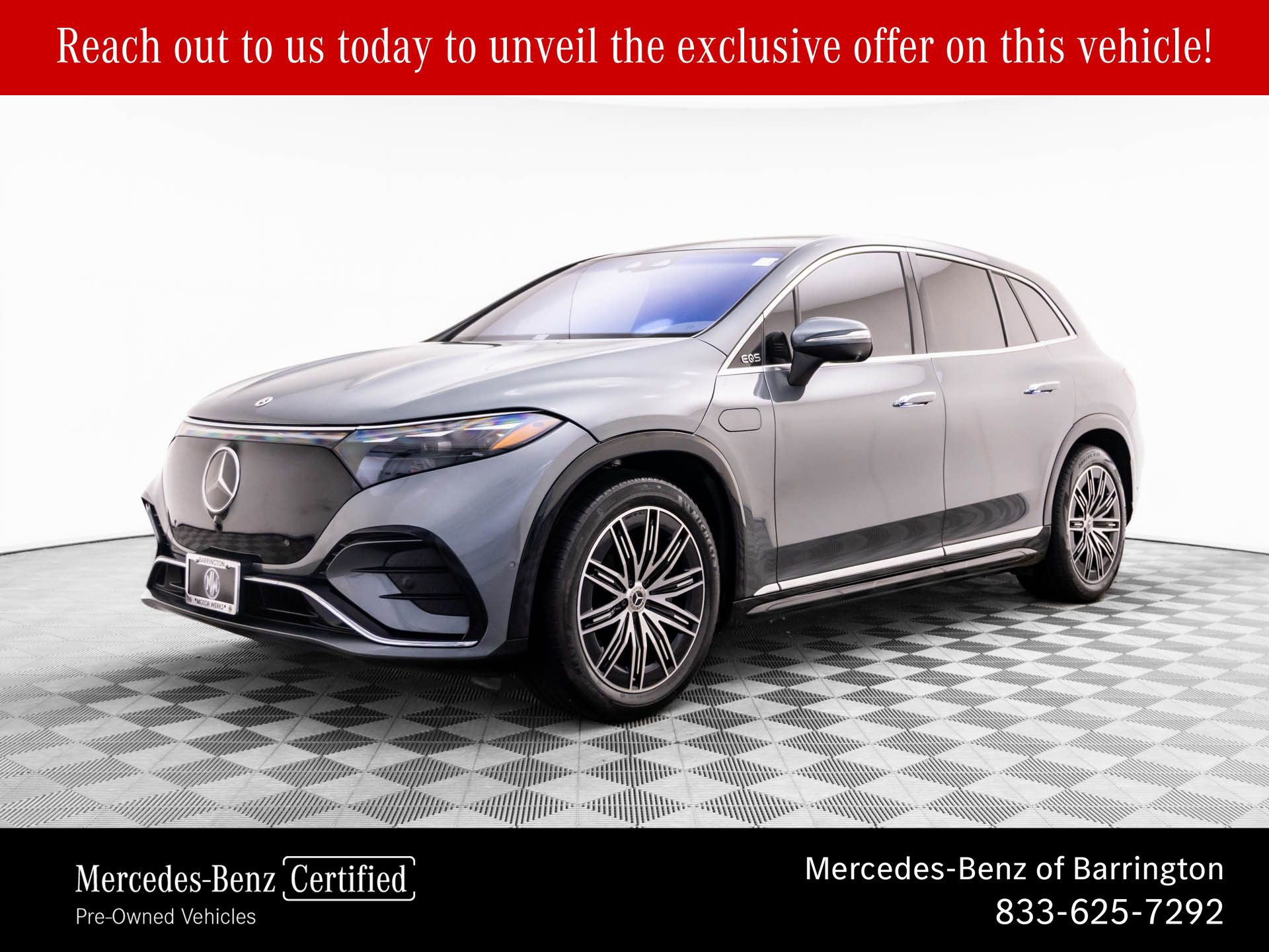 Used 2023 Mercedes-Benz EQS 580 4MATIC SUV w/ Exclusive Trim Package image 1