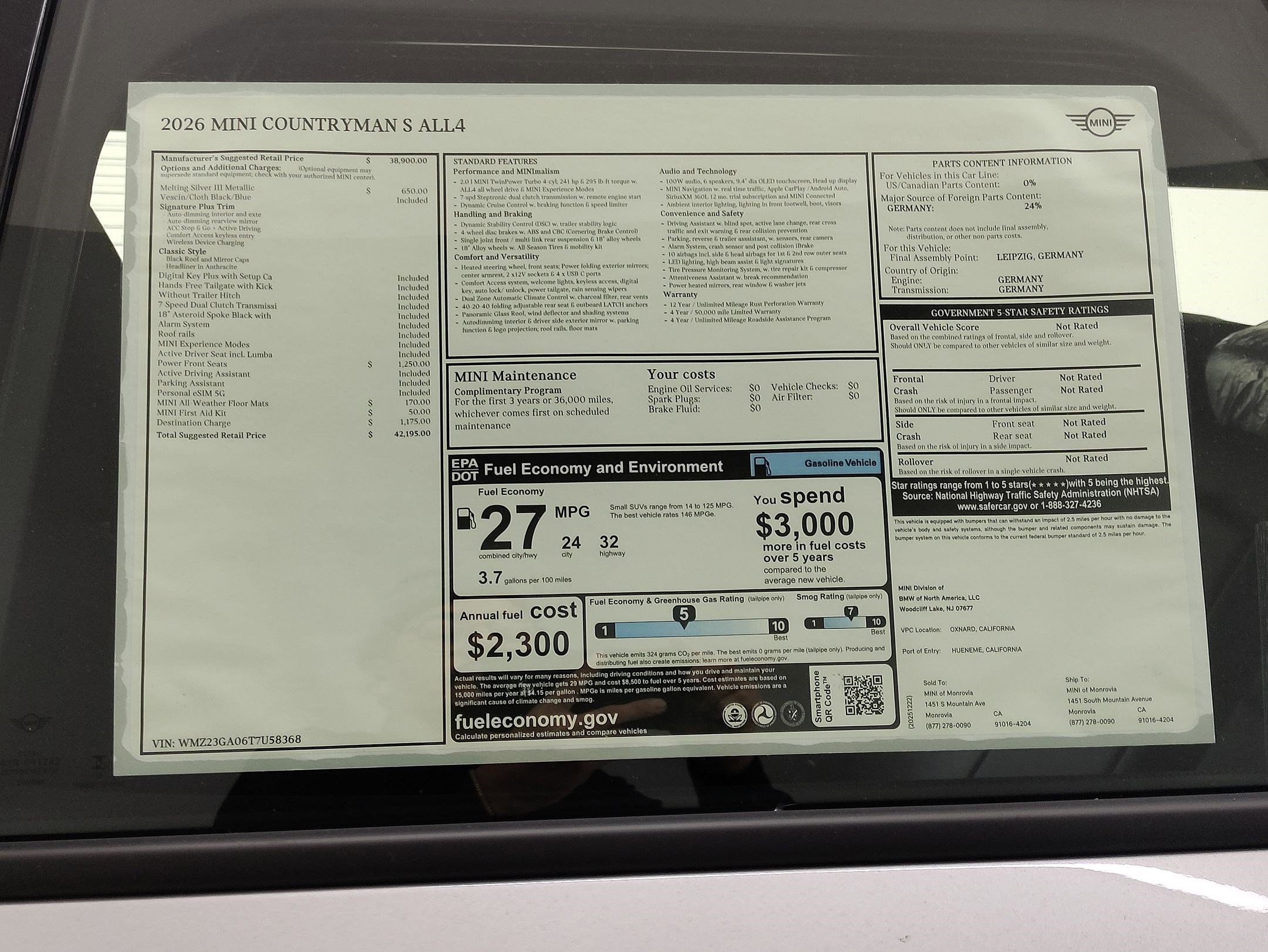 New 2026 MINI Cooper Countryman S AWD/4WD image 31