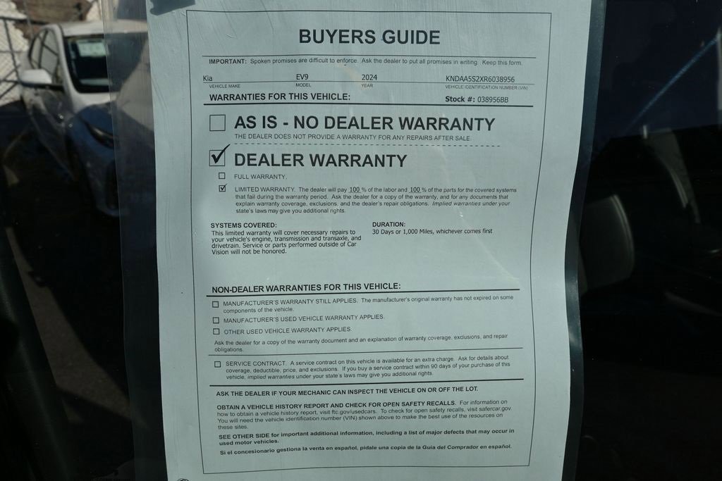 Used 2024 Kia EV9 Light image 7