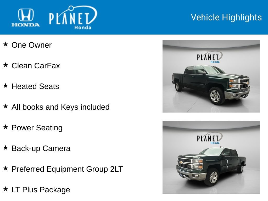 Used 2015 Chevrolet Silverado 1500 LT w/ All Star Edition AWD/4WD image 4