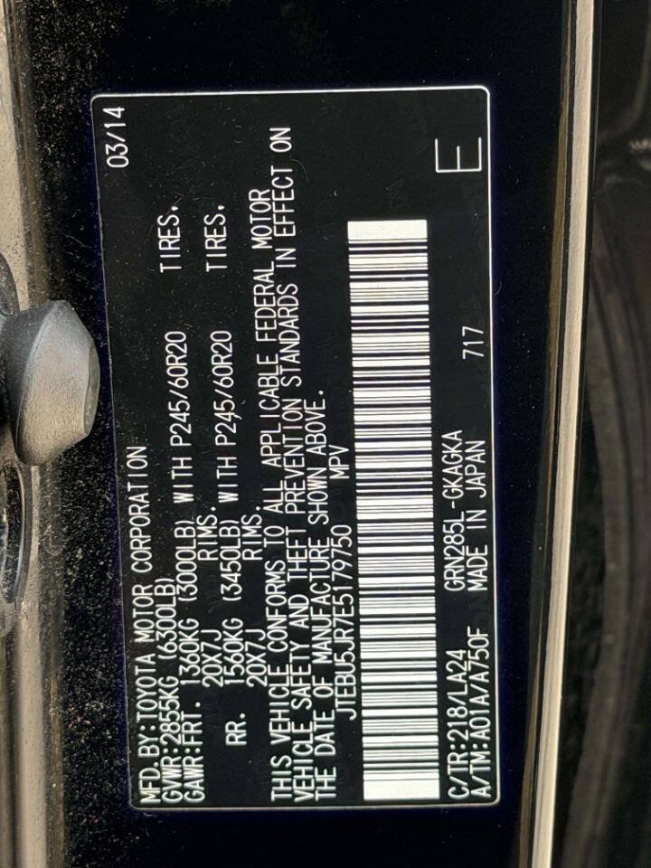 Used 2014 Toyota 4Runner Limited AWD/4WD image 19