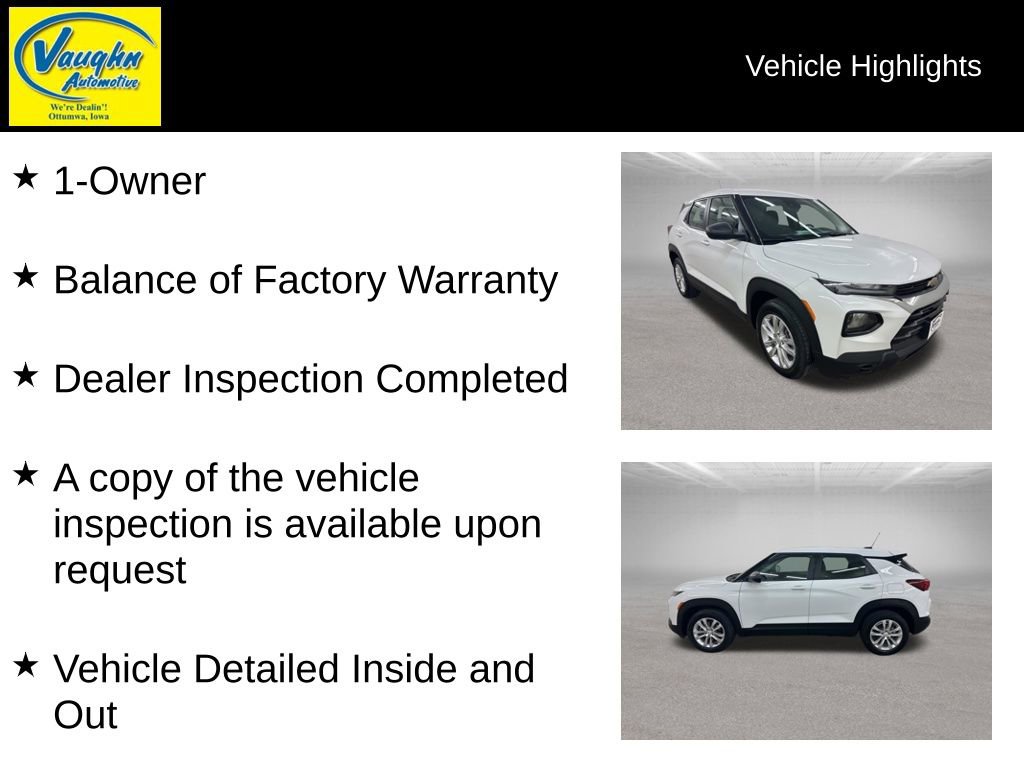 Used 2023 Chevrolet TrailBlazer LS FWD image 2